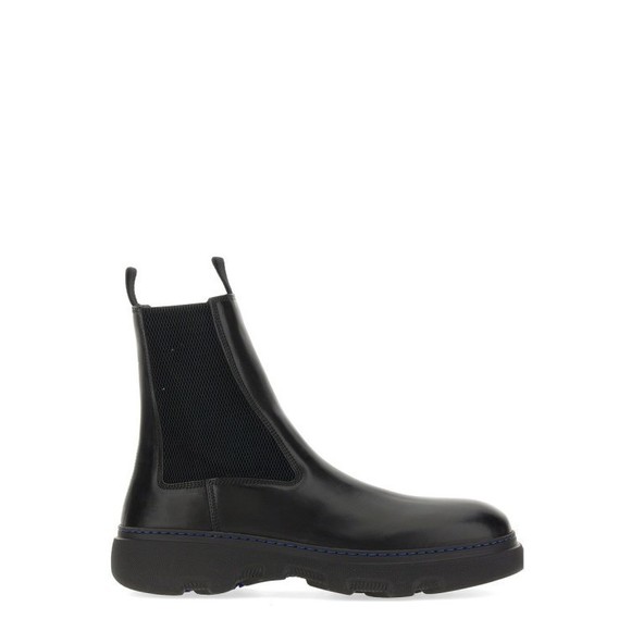 Burberry Calf Grain Leather Boots - NWT - Picture 1 of 5